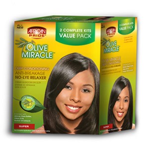 OLIVE MIRACLE No-Lye Relaxer Kit Super 2APP