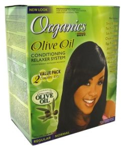 Africa's Best Organics No-Lye Olive Oil Conditioning Relaxer System Regular 2 Pack