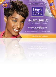 Dark & Lovely Healthy-Gloss 5 Shea Moisture No-Lye Relaxer Colour Treated Hair
