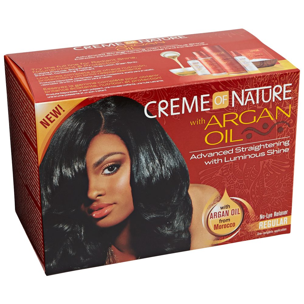Creme of Nature Argan Oil No Lye Relaxer Formula Regular