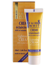 Fair & White AHA Brightening Cream with AHAs and Vegetal Extracts