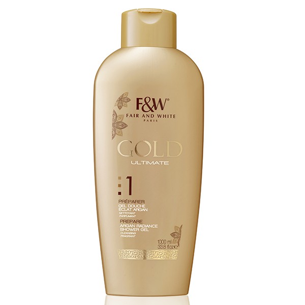 Fair & White Ultimate Gold Exfoliating Shower Gel 940ml