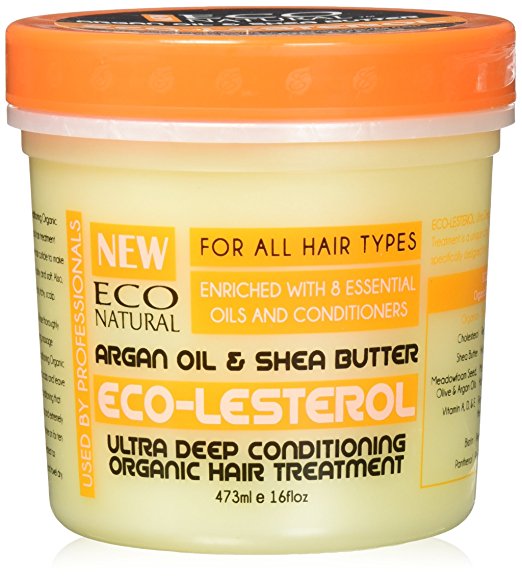 Eco Style Natural Eco-lesterol Argan & Shea Butter Hair Treatment, 16oz