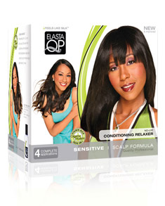 QP  No Lye Conditioning Creme Relaxer Kit Sensitive Fomula 4 App