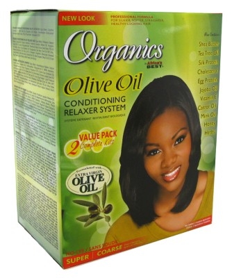 Africa's Best Organics No-Lye Olive Oil Conditioning System Relaxer Super 2 Pack
