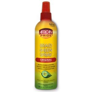 AFRICAN PRIDE Braid Sheen Spray 12oz