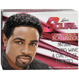 S CURL   Men Texturizer Relaxer Kit Extra Strength 2 Application