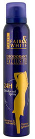 Fair & White EXCLUSIVE Deodorant Spray for Women 150ml