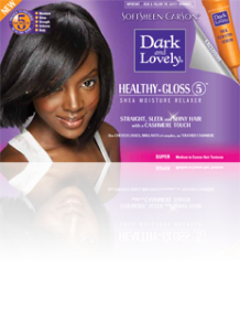 Dark & Lovely Healthy-Gloss 5 Shea Moisture No-Lye Relaxer Kit Super