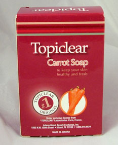 Topiclear Carrot Soap 3oz