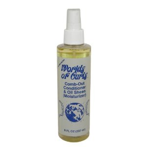 World Of Curls Comb Thru Oil Sheen Spray - For Extra Dry Hair 16oz