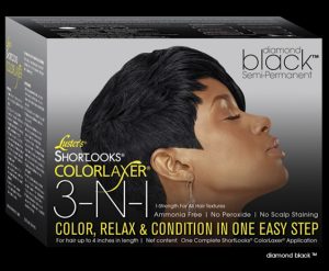 Pink Shortlooks 3-N-1 Colour Relaxer Diamond Black