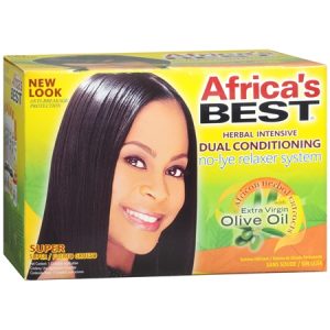 Africa's Best Organics Herbal Intensive Dual Conditioning No-Lye Relaxer System Super
