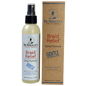 Dr. Miracle Braid Relief Spray Formula Gentle Strength