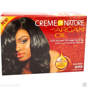 Creme of Nature Argan Oil No Lye Relaxer Formula Super