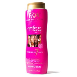 Fair & White Miss White Lotion 7 Days Body Lotion 500ml