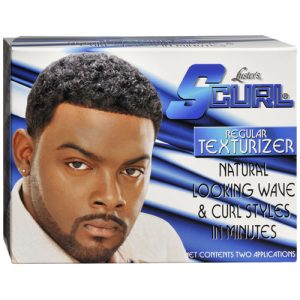 S CURL   Men Texturizer Relaxer Kit Regular 2 Application