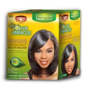 OLIVE MIRACLE No-Lye Relaxer Kit Regular 2APP