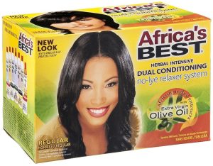 Africas Best Herbal Intensive dual  Conditioning No Lye Relaxer System Regular
